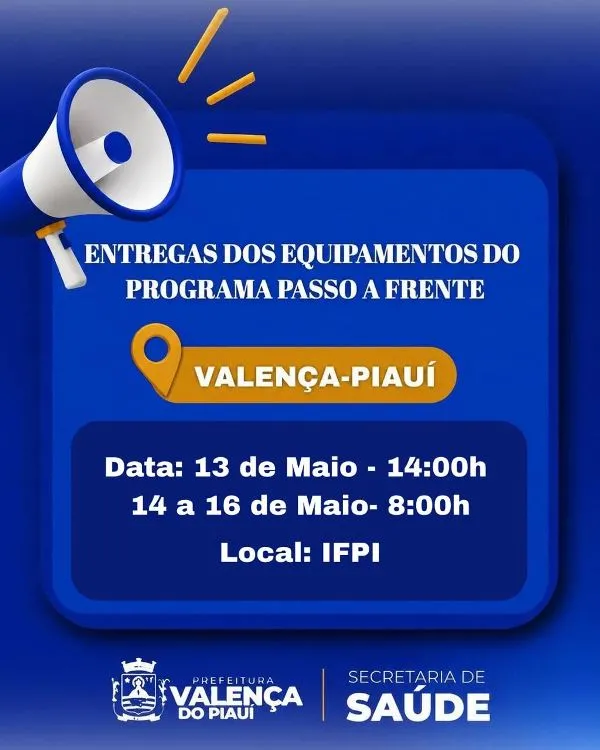 Valença do Piauí inicia entrega de equipamentos de mobilidade do Programa Passo à Frente