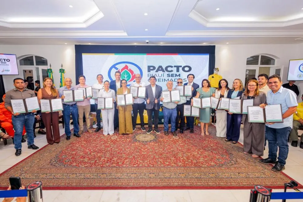 Governador lança ‘Pacto Piauí Sem Queimadas’ 224 municípios se fortalece contra incêndios