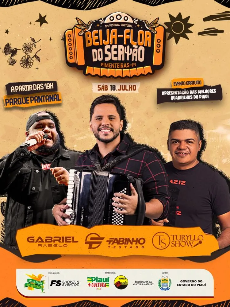 Pimenteiras sedia 17ª edição do Festival Cultural Beija-Flor do Sertão neste sábado (18)