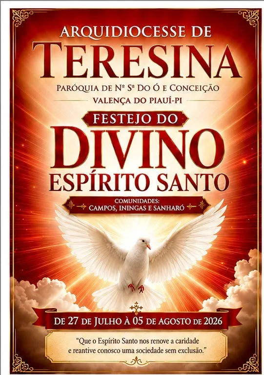 Festejo do Divino Espírito Santo reúne comunidades da zona rural de Valença do Piauí - (veja aqui a programação)