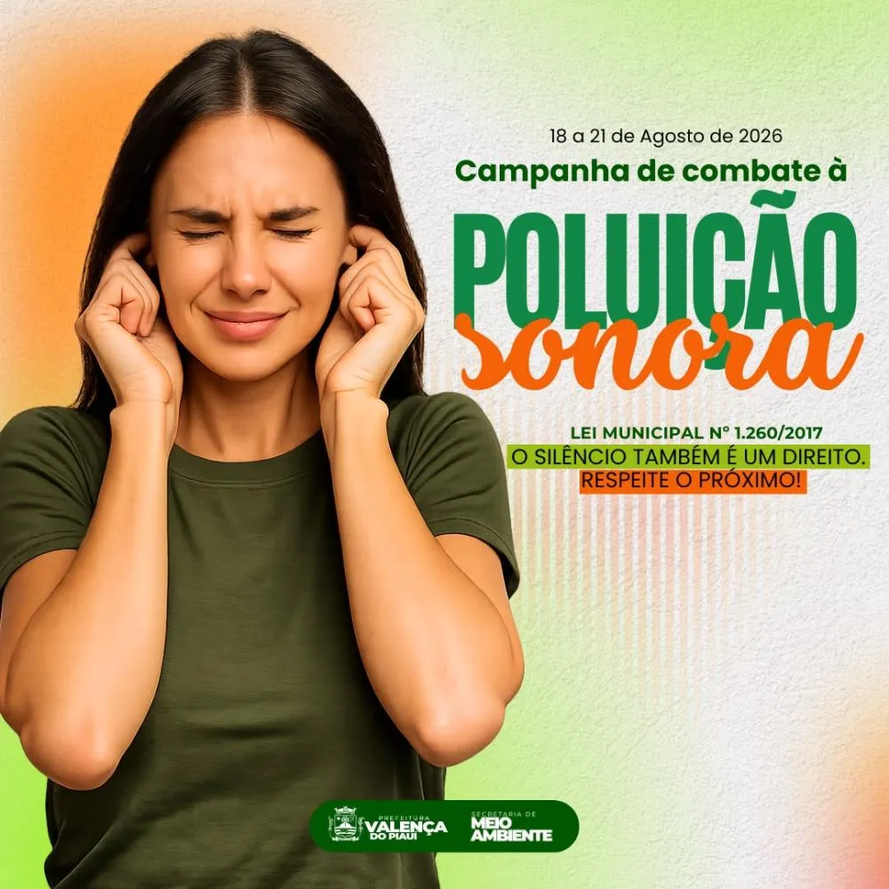Prefeitura de Valença realiza Campanha de Combate à Poluição Sonora e Reforça Conscientização na Comunidade